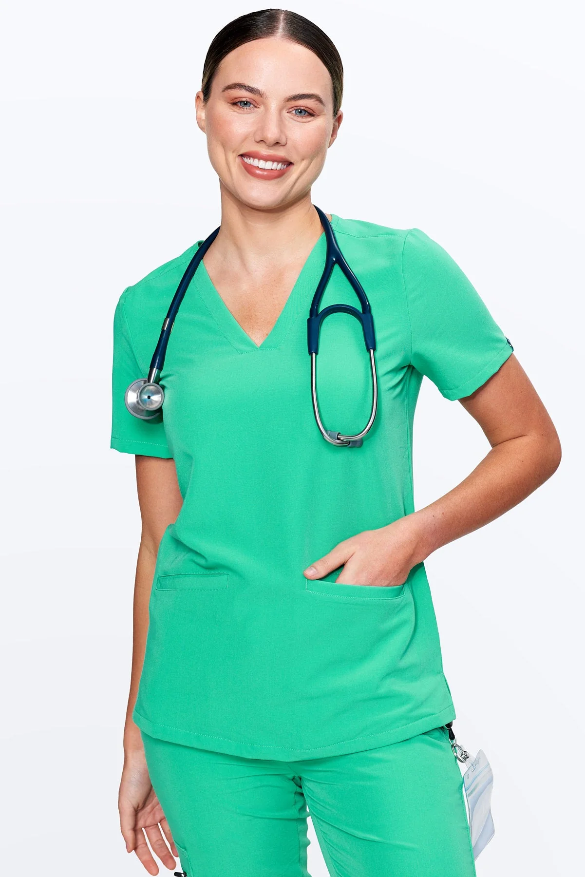 Women's 3-Pocket Scrub Top - Clearance Sale - Image 11