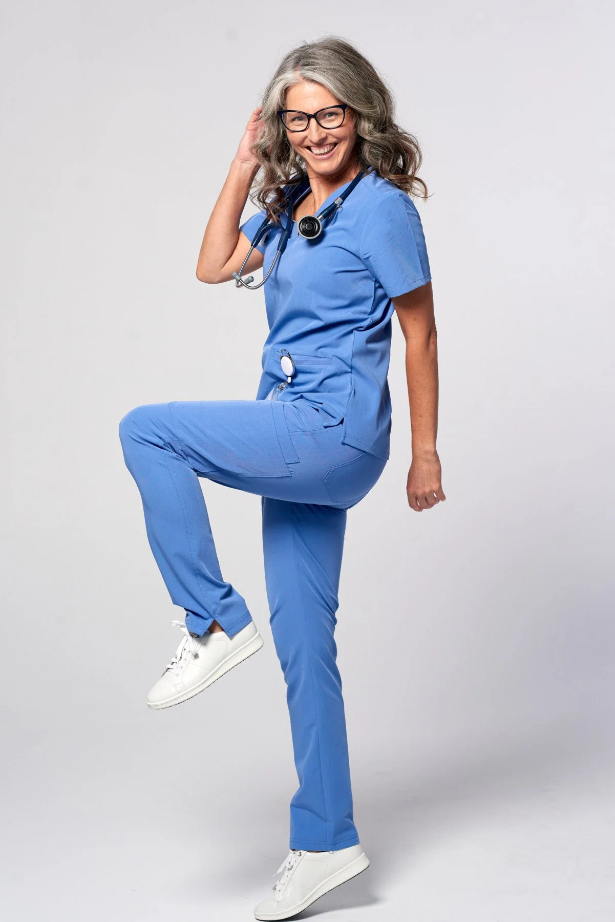 Women's 3-Pocket Scrub Top - Clearance Sale - Image 25