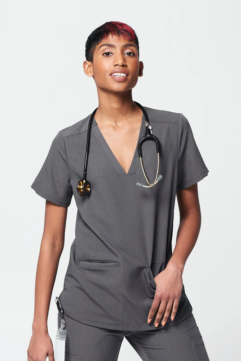 Women's 3-Pocket Scrub Top - Clearance Sale - Image 57