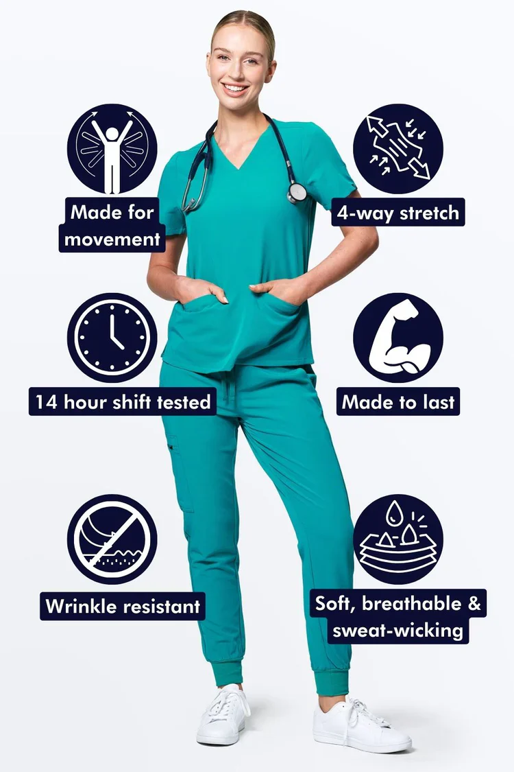 Women's 3-Pocket Scrub Top - Clearance Sale - Image 87