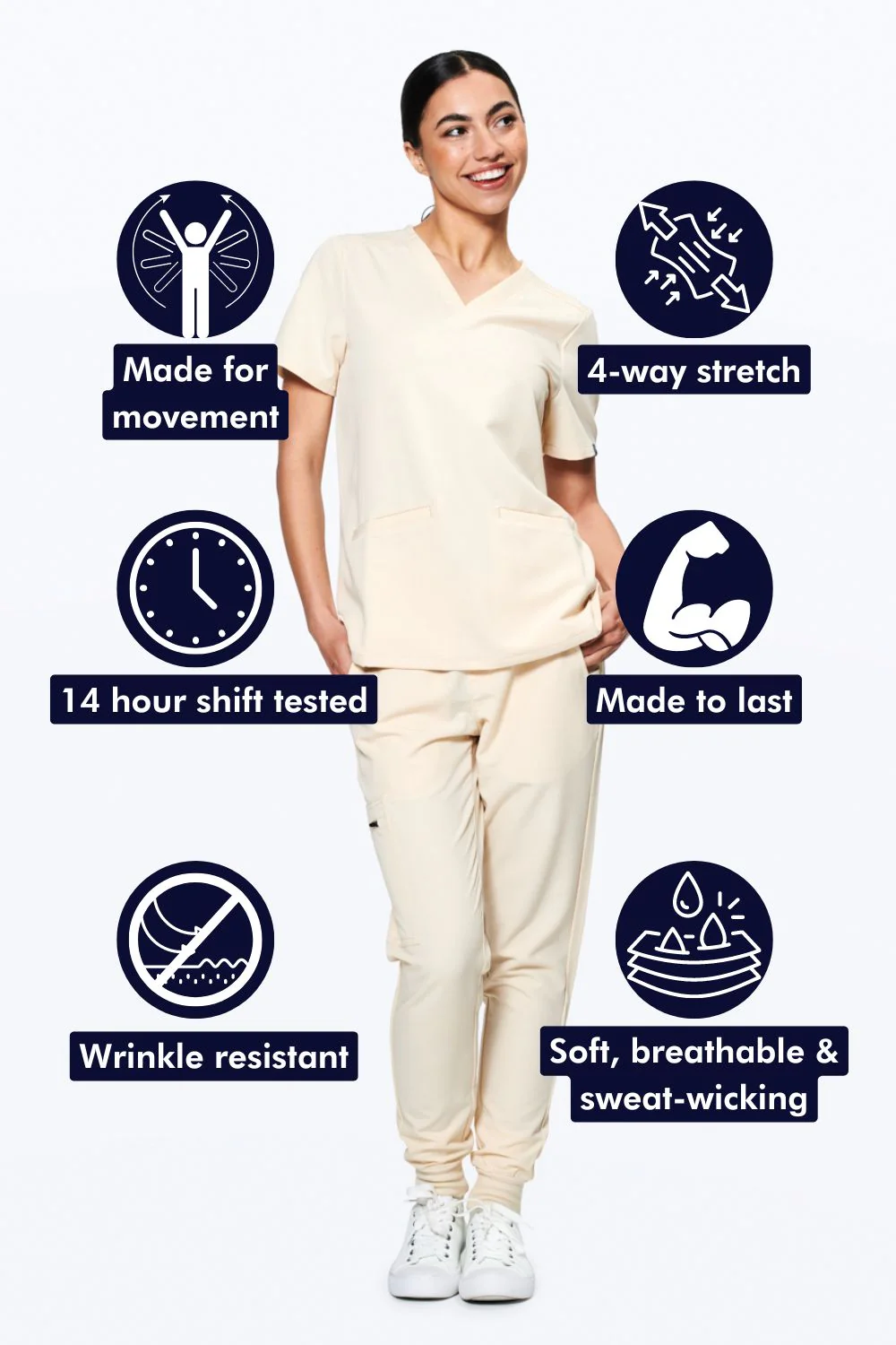 Women's 3-Pocket Scrub Top - Image 30