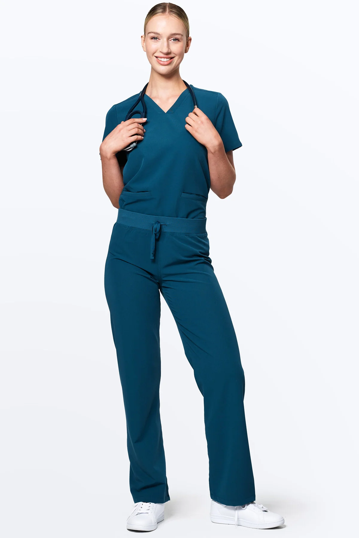 Women's Essential Straight-Cut Scrub Pants - Image 33