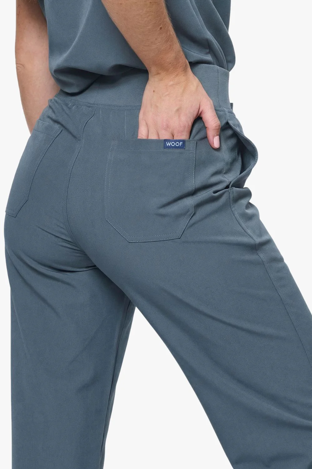Women's High-Waisted Flare Scrub Pants - Image 14