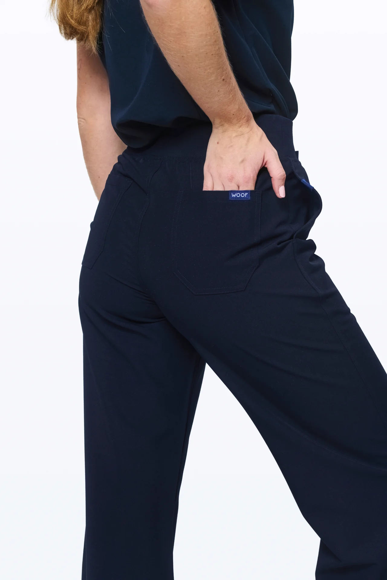 Women's High-Waisted Flare Scrub Pants - Image 3