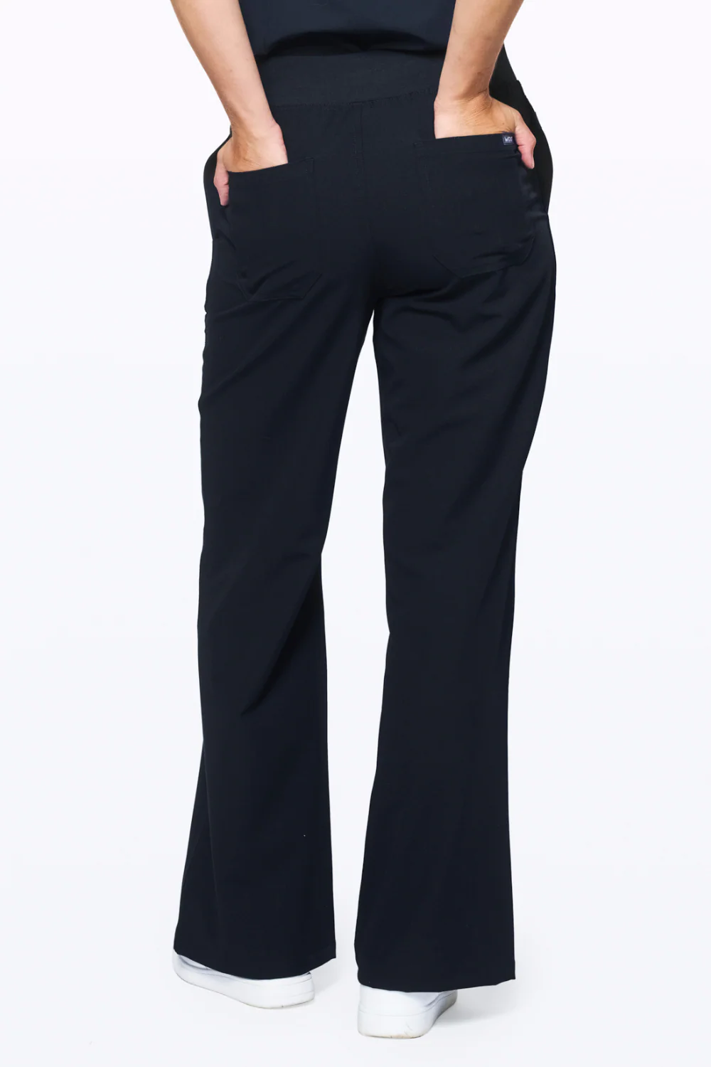 Women's High-Waisted Flare Scrub Pants - Image 8