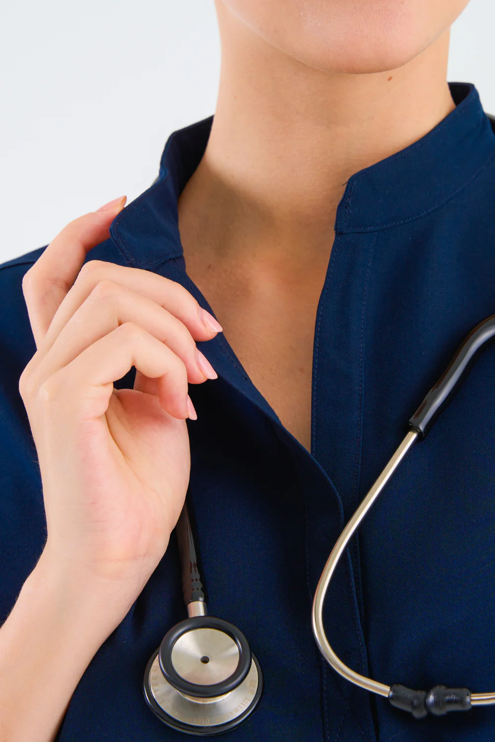 Women's Drape-Fit Oversized Scrub Top - Image 3