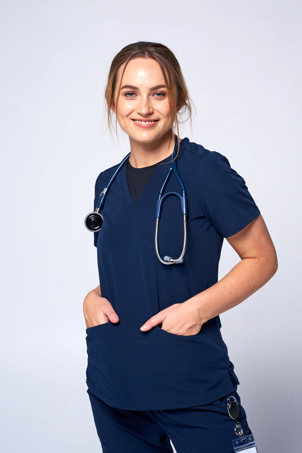 Eco-Soft Collection — Women's Short-Sleeve Performance Underscrub - Image 4