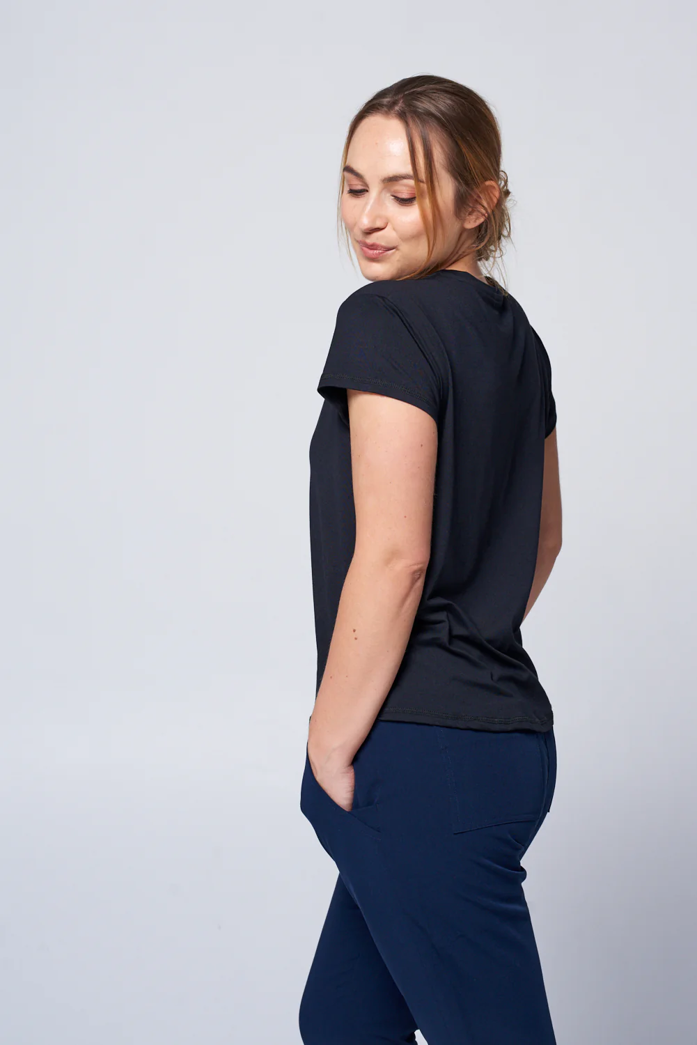 Eco-Soft Collection — Women's Short-Sleeve Performance Underscrub - Image 6