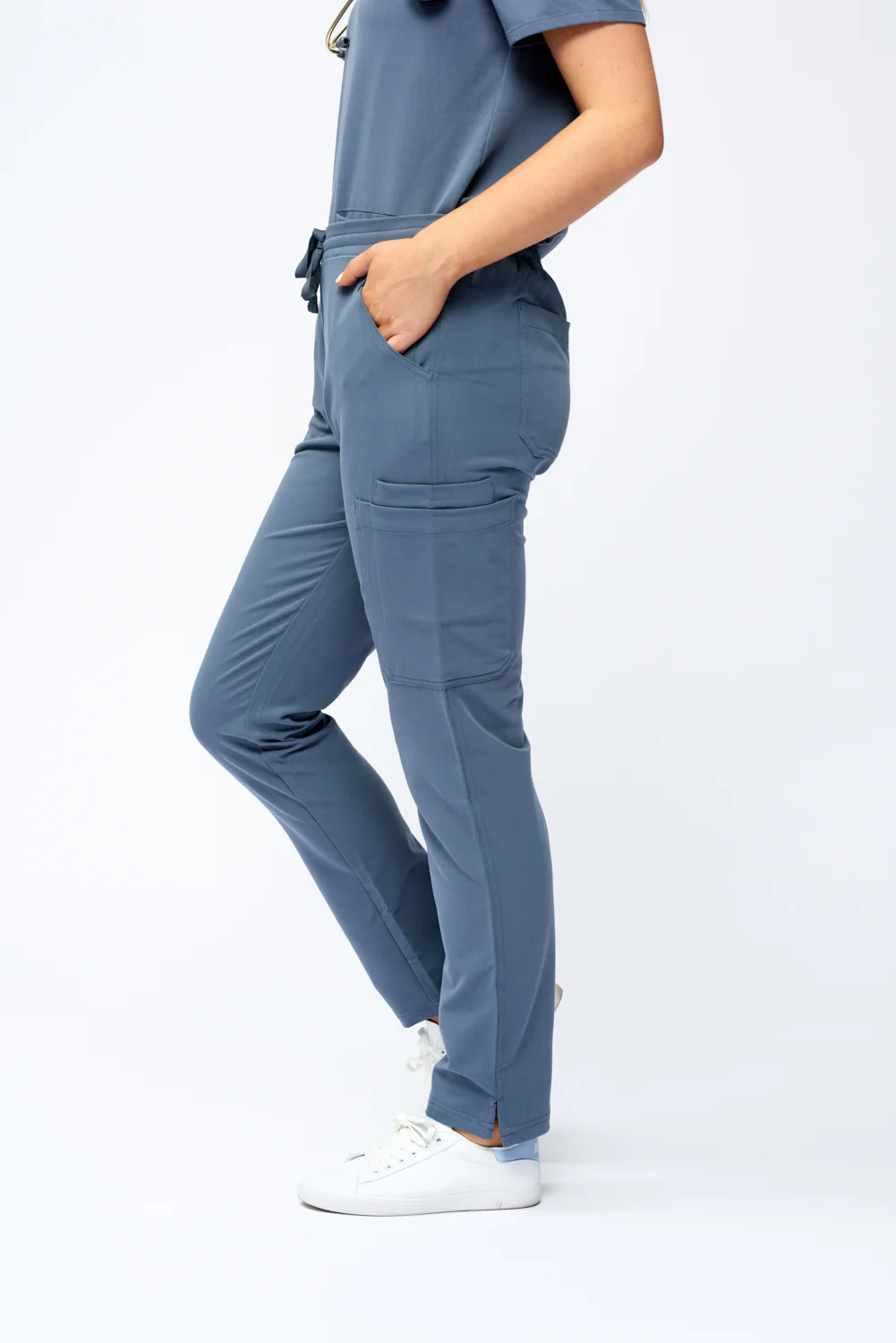 Women's Skinny 11-Pocket Scrub Pants - Clearance Sale - Image 11