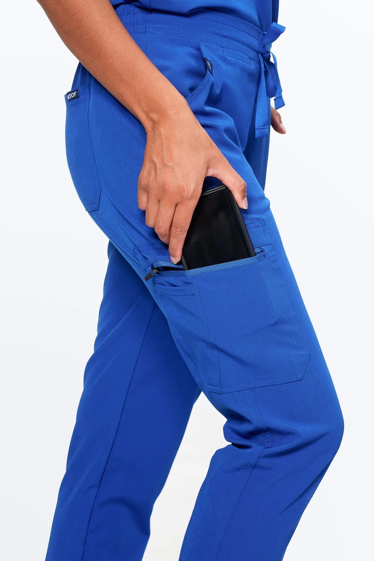 Women's Skinny 11-Pocket Scrub Pants - Clearance Sale - Image 3