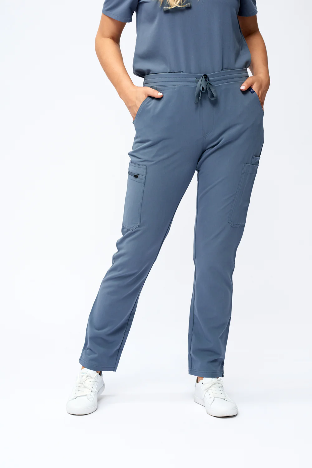 Women's Skinny 11-Pocket Scrub Pants - Clearance Sale - Image 9