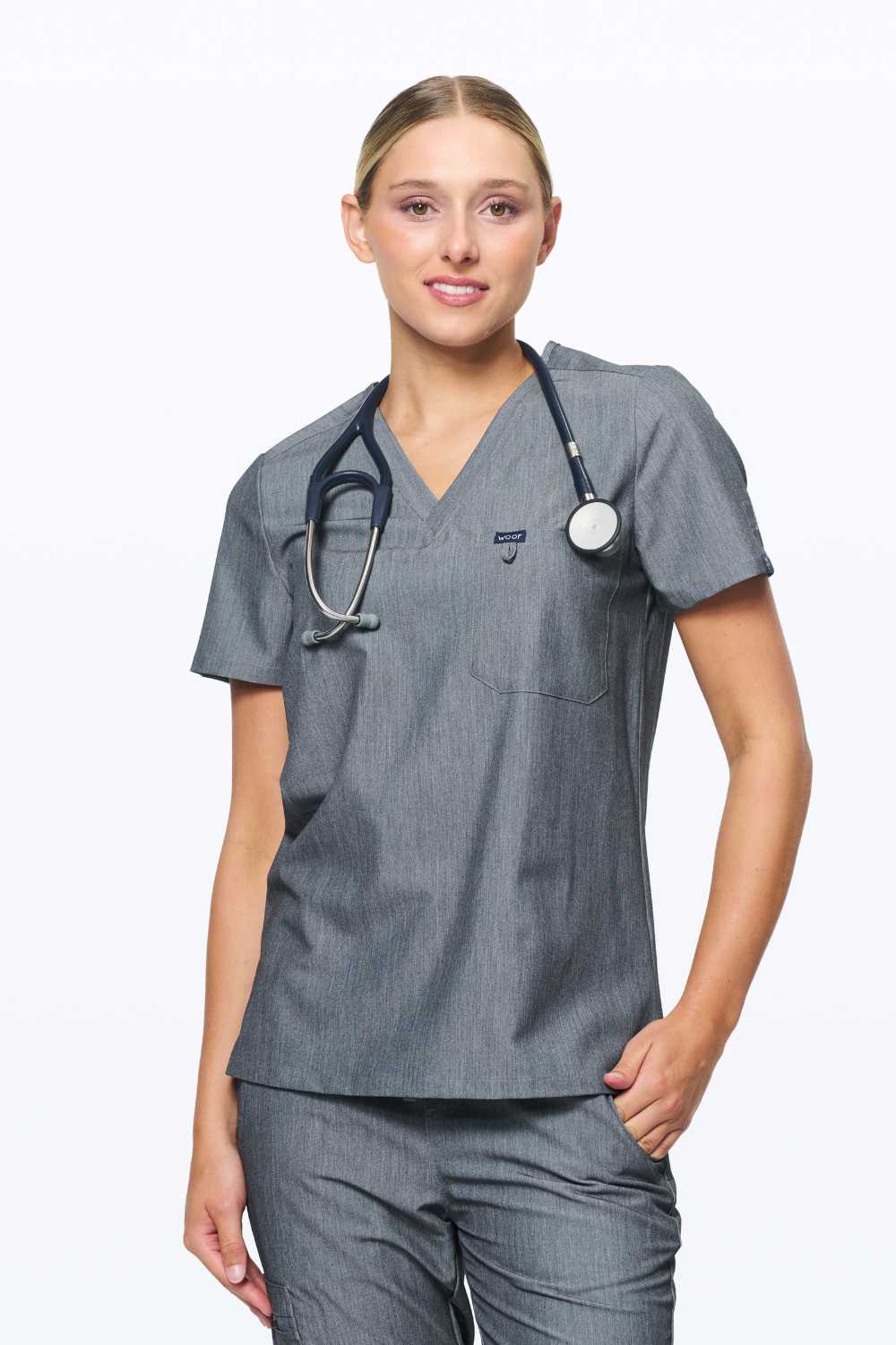 Women’s V-Neck Tuck Top - Image 49