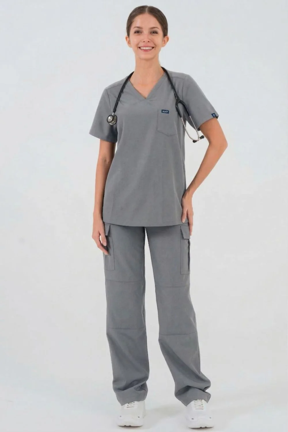 VetCore™ Women’s Vet Med Cargo Scrub Pants with GENU™ Removable Knee Protection - Image 12