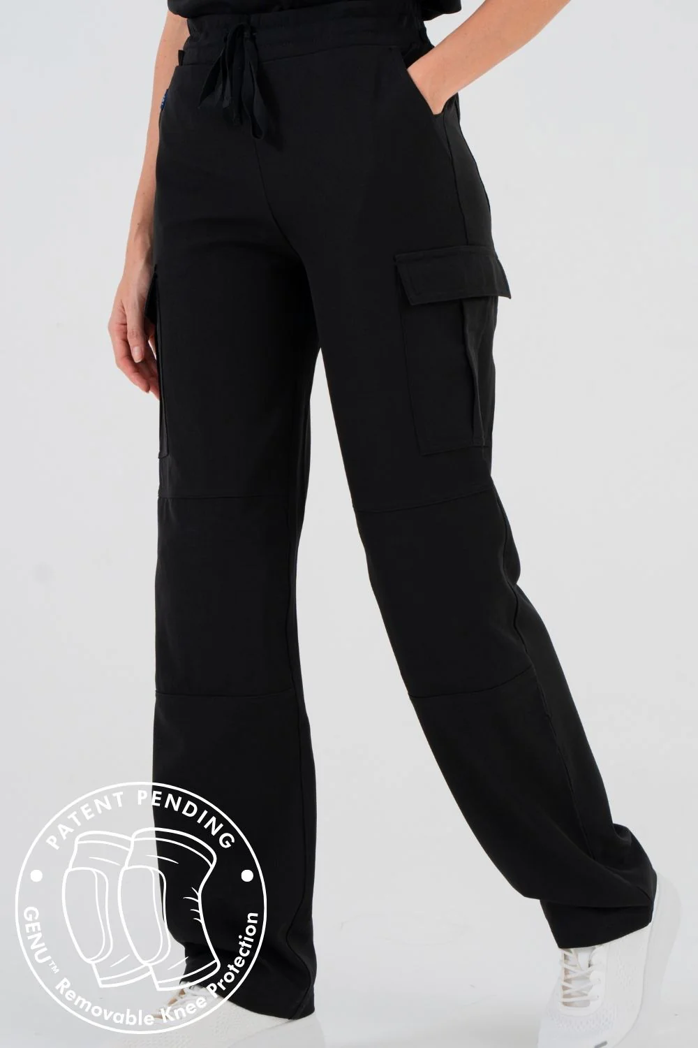 VetCore™ Women’s Vet Med Cargo Scrub Pants with GENU™ Removable Knee Protection - Image 6